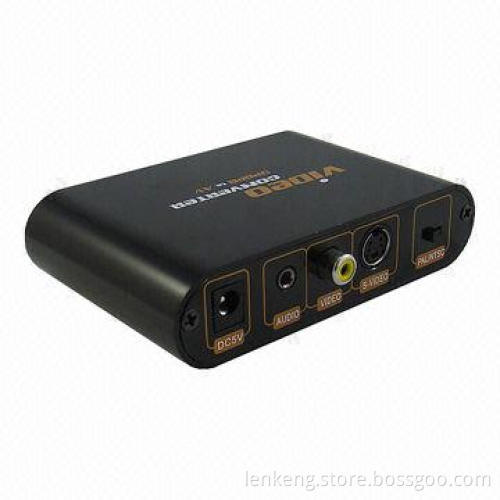LKV7611 Component to Composite and S-Video Converter, Lenkeng